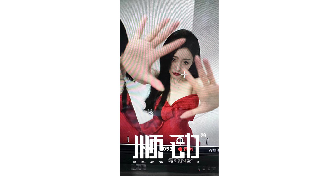 順動(dòng)拍攝張?zhí)鞇?ài)林內(nèi)廣告片花絮